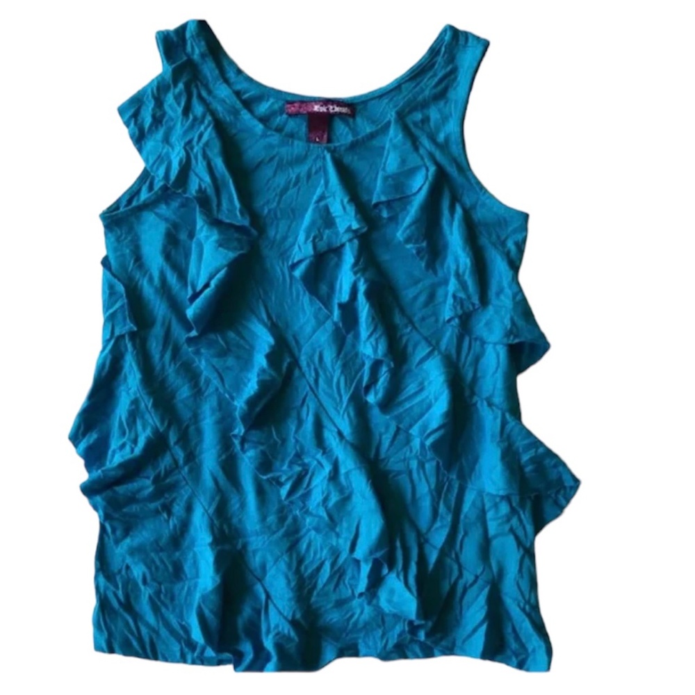Women Epic Threads Size L Blue Color Sleeveless Top - 1113